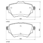 PASTILLA (1184) (99MM) CITROEN C4 PICASSO 2007