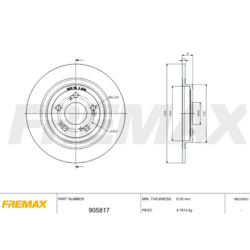 (309MM) GWM HAVAL H6 1.5 TRASERO SOLIDO