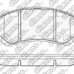 (1308)(141MM)MITSUBISHI XPANDER/ NISSAN LIVINA/ SUZUKI SX4- VITARA 1.4- 1.6 DELANTERA