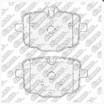 (1319) (116MM) BMW SERIE 2 -3- 4- 5- 6- X3- X4 (TRASERA)