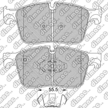 (1323)(180MM) JAGUAR E-F-I PACE 2.0/ LAND ROVER RANGE ROVER VELAR 2.0 DELANTERA
