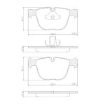 (0822) (139MM) BMW 530I (00»10) PASTILLA TRASERA