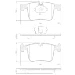 (1103) (148MM) BMW X4 2.0 16V/3.0 24V (14»19) PASTILLA DELANTERA