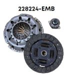 KIT DE EMBRAGUE AUDI A3 VOLKSWAGEN FOX CADDY CROSSFOX GOL TREND GOLF POLO 02/09 SAVEIRO SURAN VOYAGE 1.6 8V