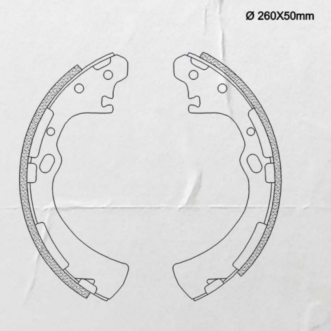 FR-NI175-CP ZAPATA DE FRENO NISSAN FRONTIER 2.8 (2002»2007) - Imagen 1